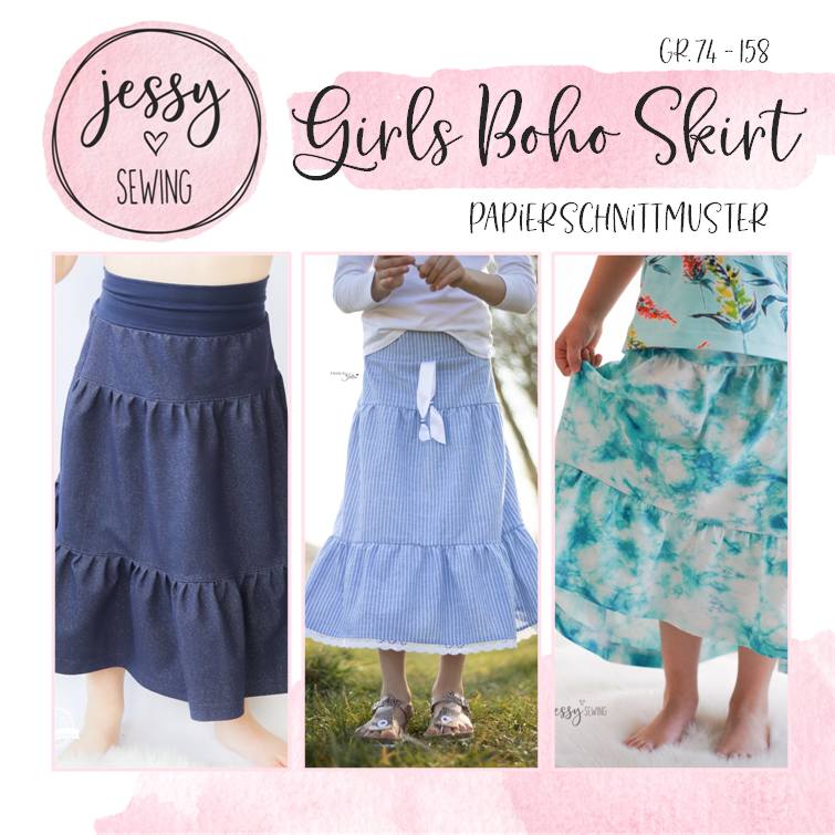 Girls Boho Skirt SW10033